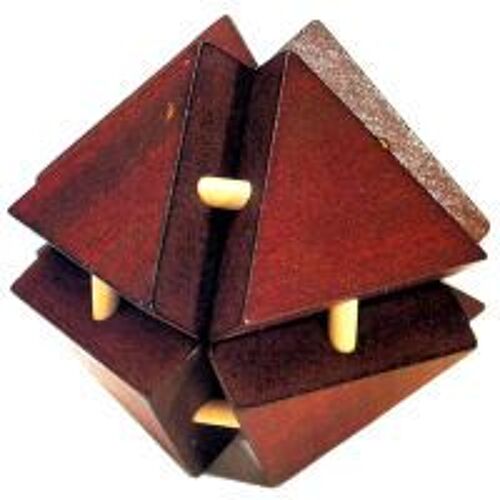 Casse Tete En Bois - N° 13 - Sphère En Triangles - Chez Hachette Collection