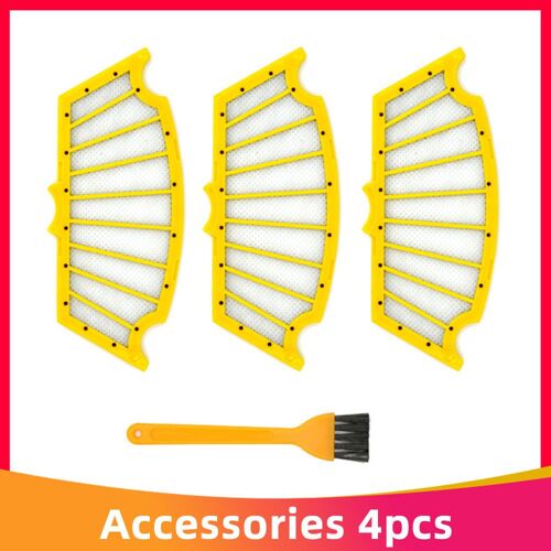 Pièces de rechange pour aspirateur robot iRobot Roomba série 500, 3 pièces, filtre Hepa, 521, 531, 535, 540, 551, 555, 561, PET, 581, 595 May06105223