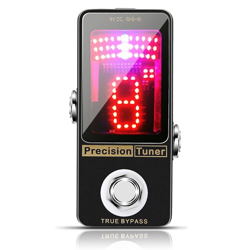 Pédale Chromatique De Précision Pour Accordeur De Guitare, Avec Écran Led, Coque En Métal, Avec True Bypass, Accessoires Pour Basse
