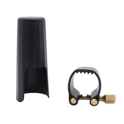 Attache en cuir avec capuchon en plastique pour clarinette, embout en bakélite Durable