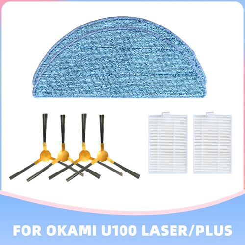 Kit de pièces de rechange pour aspirateur Laser Okami U100, filtre HEPA, brosse rotative, haute efficacité May06105239