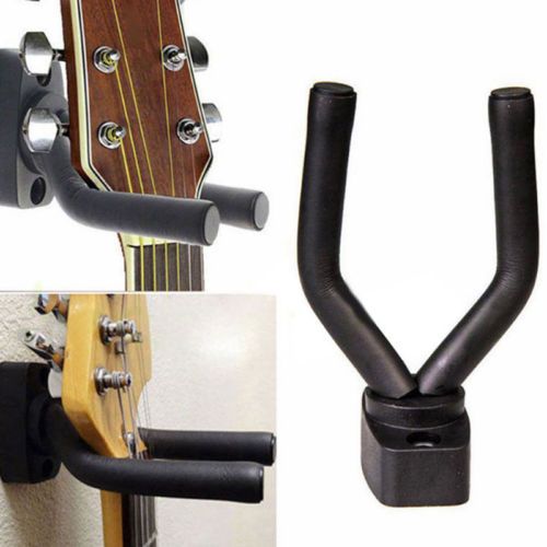 Support mural de guitare en métal Durable, support de crochet d'instrument en éponge douce, présentoir de maison