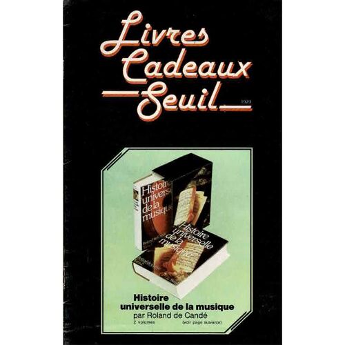 Catalogue Livres Cadeaux Seuil 1979