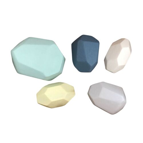 Pierres Colorées En Bois Pour Enfants, Jouet Jenga Éducatif Et Créatif, Blocs De Construction De Style Scandinave, Jeu À Empiler, Couleur Arc-En-Ciel, Cadeau