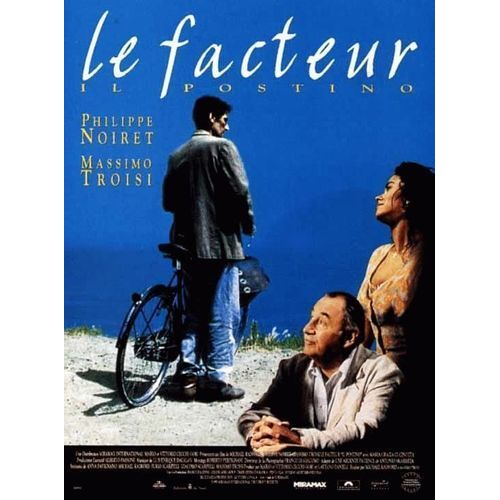 Le Facteur - Il Postino - Philippe Noiret - Michael Radford - Massimo Troisi - 1994 - Affiche De Cinéma Pliée 120x160 Cm