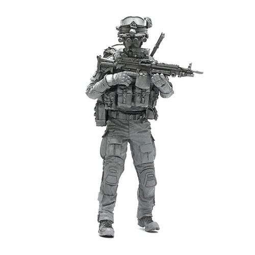 Kits De Figurines De Soldats Modernes Et Américains, Modèle 1/35, Force Spéciale En Résine B, Non Monté, Modèle Ah-02, Modèle E6e6