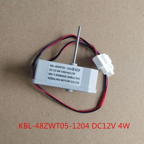 Moteur De Ventilateur De Réfrigérateur Pour Pièces De Congélateur Tcl, Dc12V 4W 1450R/Min Kbl 48Zwt05 1204, Directe 9109-May14A13736
