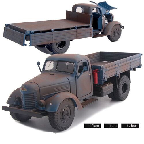Camion Militaire Ca10 En Alliage 1:32 De Haute Qualité, Jouet De Véhicule De Transport De Son Et De Lumière, Simulation De Fonction Coulissante