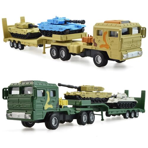 Modèle Militaire À Haute Simulation 1:64, Transporteur En Alliage, Char, Modèle De Voiture En Alliage, Jouet De Voiture, Boîte Cadeau, Livraison Gratuite