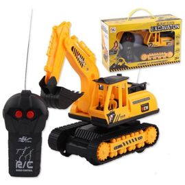 Mini Pelleteuse Télécommandée 2.4ghz 6ch, Jouet, Véhicule À Rotation 360, Cadeau De Noël Résistant Aux Chutes Rc, Jouet D'Ingénierie En Alliage L1b2