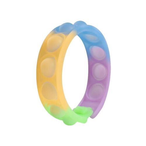 Bracelet À Bulles Anti-Stress En Silicone, Jouet De Décompression Pour Adultes Et Enfants, Jouets De Loisirs Quotidiens J6q6