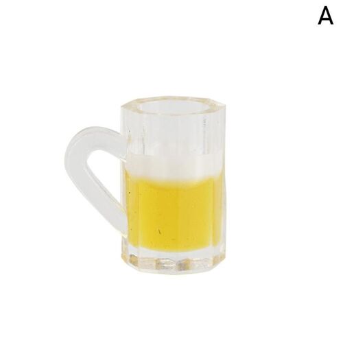 Mini Tasse À Bière En Résine 1:12, 6 Pièces/Ensemble, Simulation De Décoration Pour La Maison, Accessoires Miniatures, Ro M3s6