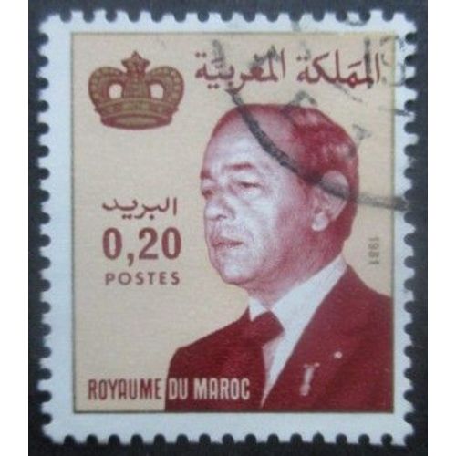 Maroc N°907 Roi Hassan 2 Oblitéré