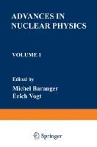 Advances In Nuclear Physics