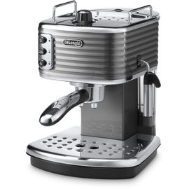 De'Longhi Scultura ECZ 351.GY - Machine à café avec mousseur à lait - 15 bar - gris acier