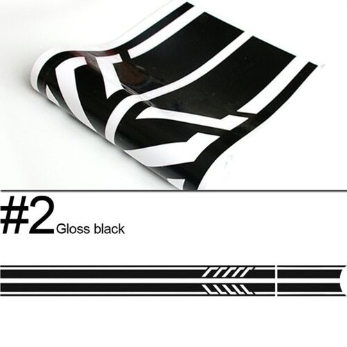 Gloss Black1 Paire Voiture Course Porte Côté Rayures Jupe Carrosserie Décalcomanie Autocollants Voiture Style Accessoires Pour Mercedes Benz Une Classe