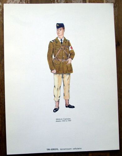 Uniformes Du Service De Sante N°22 - Médecin  Capitaine -1943-45