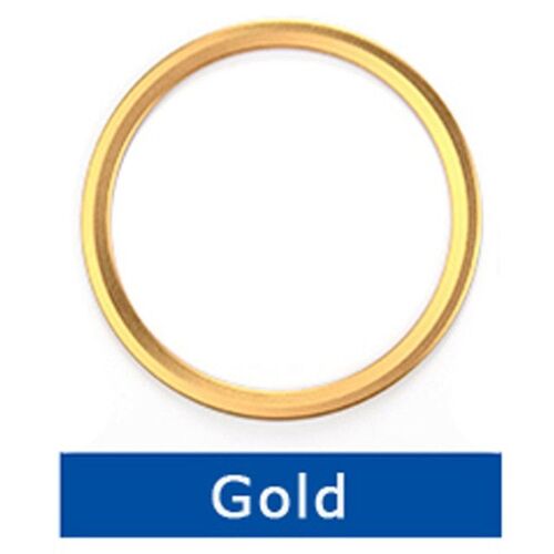 Golden Alliage De Zinc Voiture Volant Décoration Anneau Autocollant Logo Décalcomanies Voiture Style Modification Pour Jaguar Xf Xe F-Pace F-Type