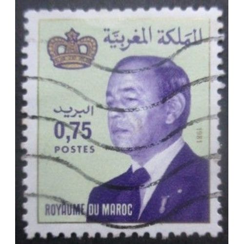 Maroc N°916 Roi Hassan 2 Oblitéré