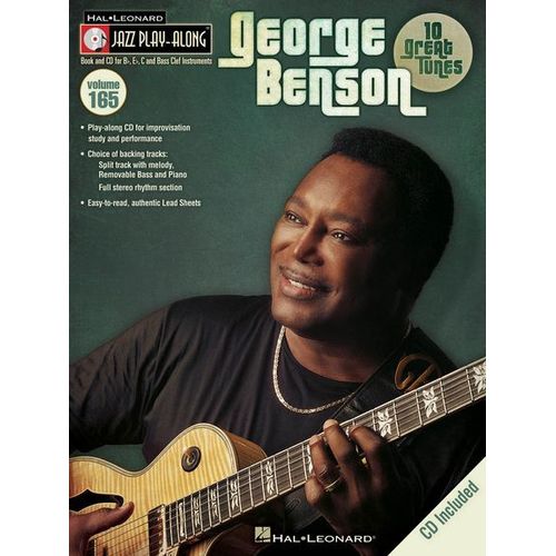 George Benson Jazz Play-Along Volume 165 Book/Online Audio