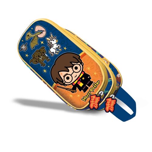 Harry Potter Crest Trousse 3D Double, Orange