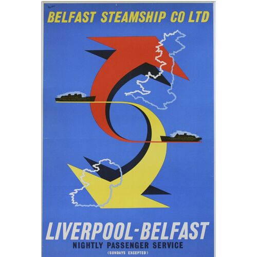 Affiche Liverpool Belfast