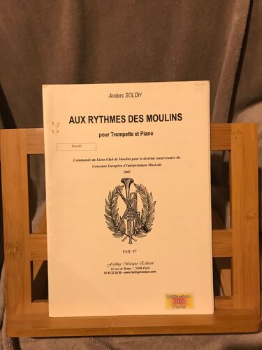 Anders Soldh Aux Rythmes Des Moulins Partition Trompette Piano Éditions Feeling