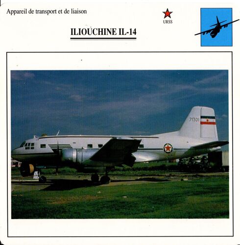 Fiche Avion Iliouchine Il-14