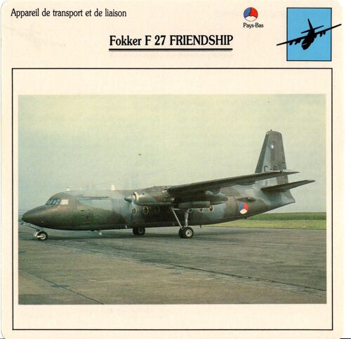 Fiche Avion Fokker F27 Friendship