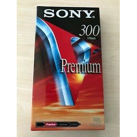 CASSETTE VHS SONY PREMIUM 300 MN PAL SECAM NICAM