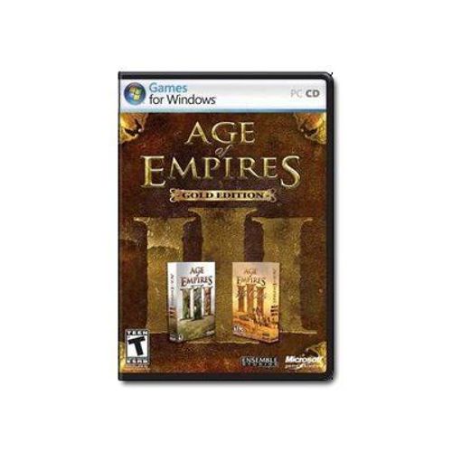 Microsoft Age Of Empires Iii Gold Edition - Ensemble Complet - 1 Pc - Pc - Cd ( Boîtier De Dvd ) - Win - Allemand