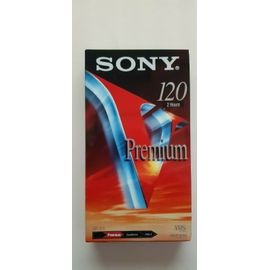CASSETTE VHS SONY PREMIUM 120 MN PAL SECAM NICAM