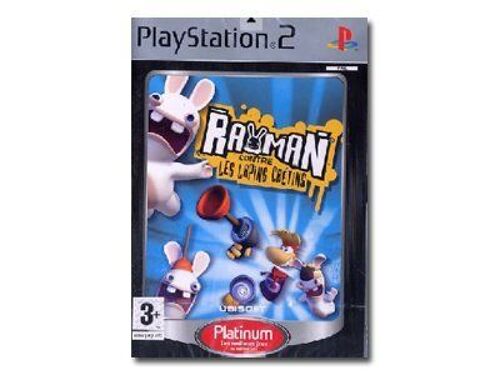 Rayman Contre Les Lapins Crétins Platinum - Ensemble complet - PlayStation 2 - français