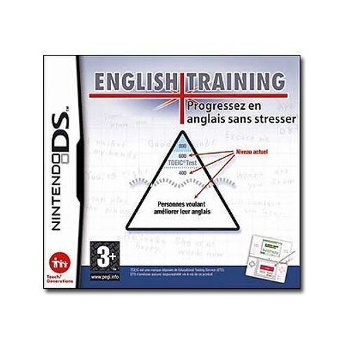 English Training Progressez En Anglais Sans Stresser - Nintendo Ds Version Boîte - 1 Utilisateur - Français)