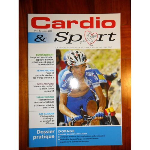 Cardio Sport 5 - Novembre 2005