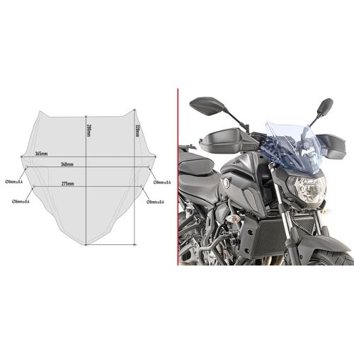 Givi Bulle Spécifique A2140bl