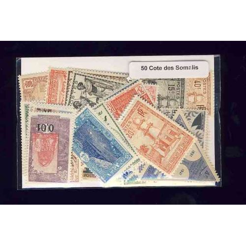 Côte Française Des Somalis 50 Timbres Différents