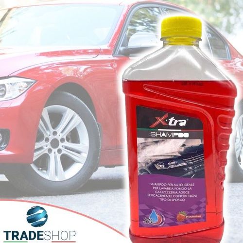 Trade Shop - 1 Litre De Shampoing Parfumé Pour Voiture Efficace Contre Le Lavage De Toutes Les Saletés