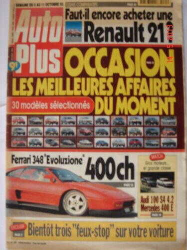 Auto Plus  N° 265 : Ferrari 348 " Evoluzione" 400 Ch