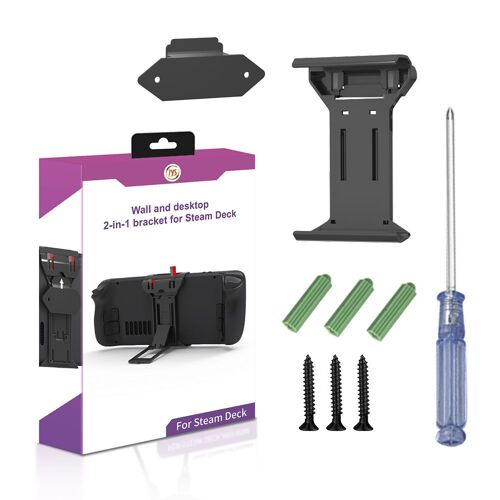 Support De Bureau Pour Console De Jeux De Vapeur, Support De Réglage À 5 Niveaux, Support Mural Suspendu Pour Accessoires De Jeux De Vapeur