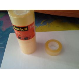 3M Scotch ruban  adhésif 508, transparent, 19 mm x 66 m