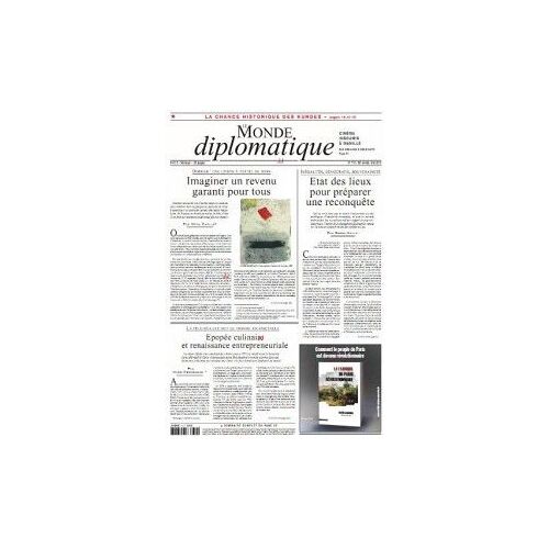 Le Monde Diplomatique 710 Dossier: Imaginer Un Revenu Garanti Pour Tous