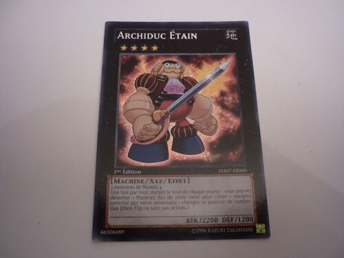 Yu-Gi-Oh Archiduc Etain Ha07-Fr060 Secrete Rare
