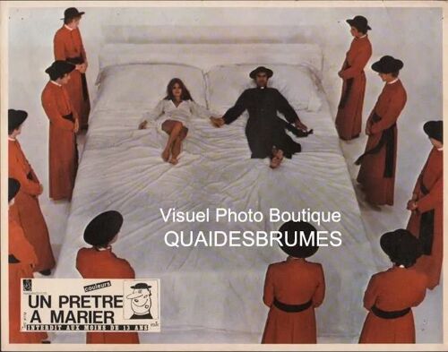 Un Prêtre À Marier - Il Prete Sposato: Jeu De Photos D'exploitation Cinématographique - Format 22.5x29 Cm - De Marco Vicario Avec Rossana Podestà, Lando Buzzanca, Salvo Randone, Mariangela Melato 1970