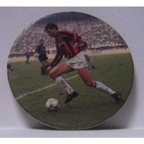 Pog " Football Technik " - Plascot - W.F.F.- Le Drible De Van Basten - 4 Points / Jaune - N°314