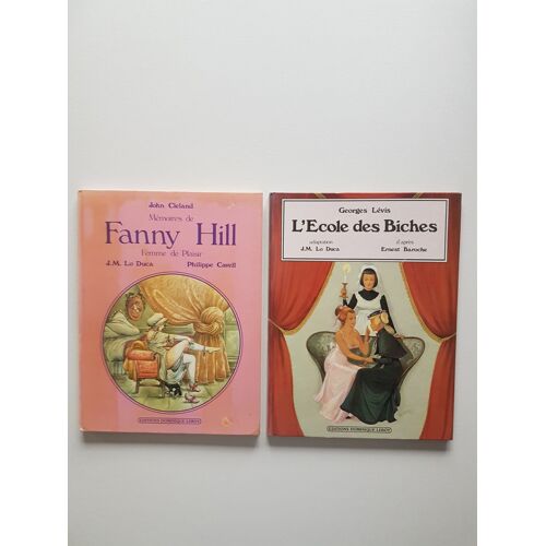Lot De 2 Bd: - Memoires De Fanny Hill Femme De Plaisir De J. Cleland - L'ecole Des Biches De G. Levis