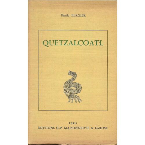 Quetzalcoatl   de Emile Bergier   Format Broché (Livre)