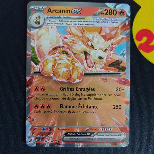 Carte Pokemon - Arcanin Ex - 32/198 - Ev1 Ecarlate Et Violet