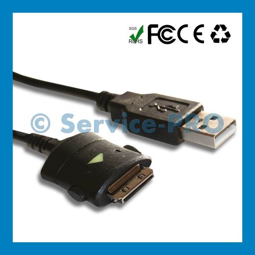 Service PRO® Câble certifié Samsung Digimax L730 data / transfert / chargeur / alimentation USB 2.0 Haut Débit SUCC2 Digimax