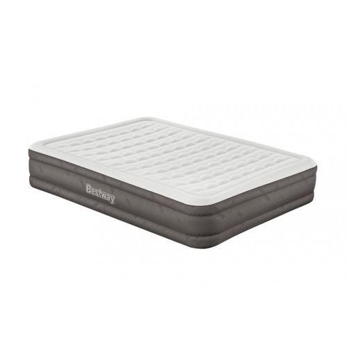 Bestway Matelas Gonflable 2 Places Fortech? 2.03m X 1.52m X 36cm Avec Pompe Électrique Intégrée
